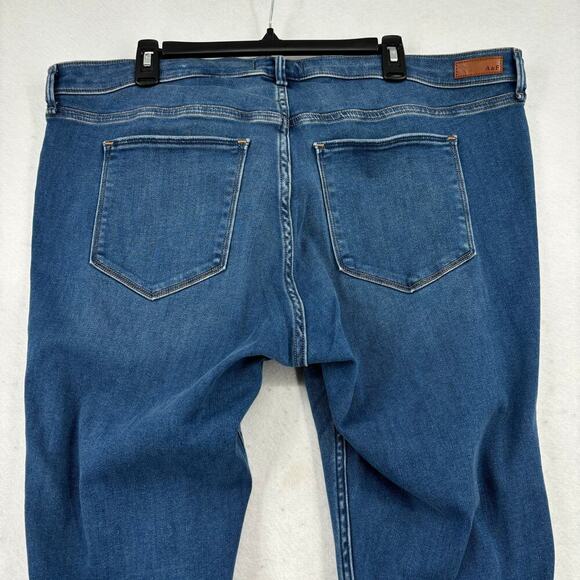 Abercrombie & Fitch The Jean Legging Mid Rise Jeans Size 36 Short Stretch Denim - Picture 6 of 11
